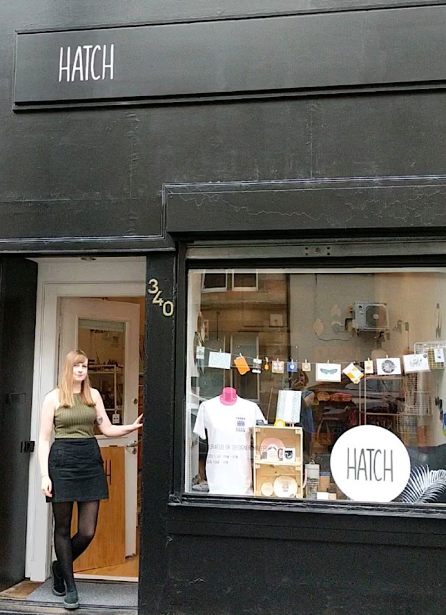 Jessica Taylor opened her shop Hatch in August. 