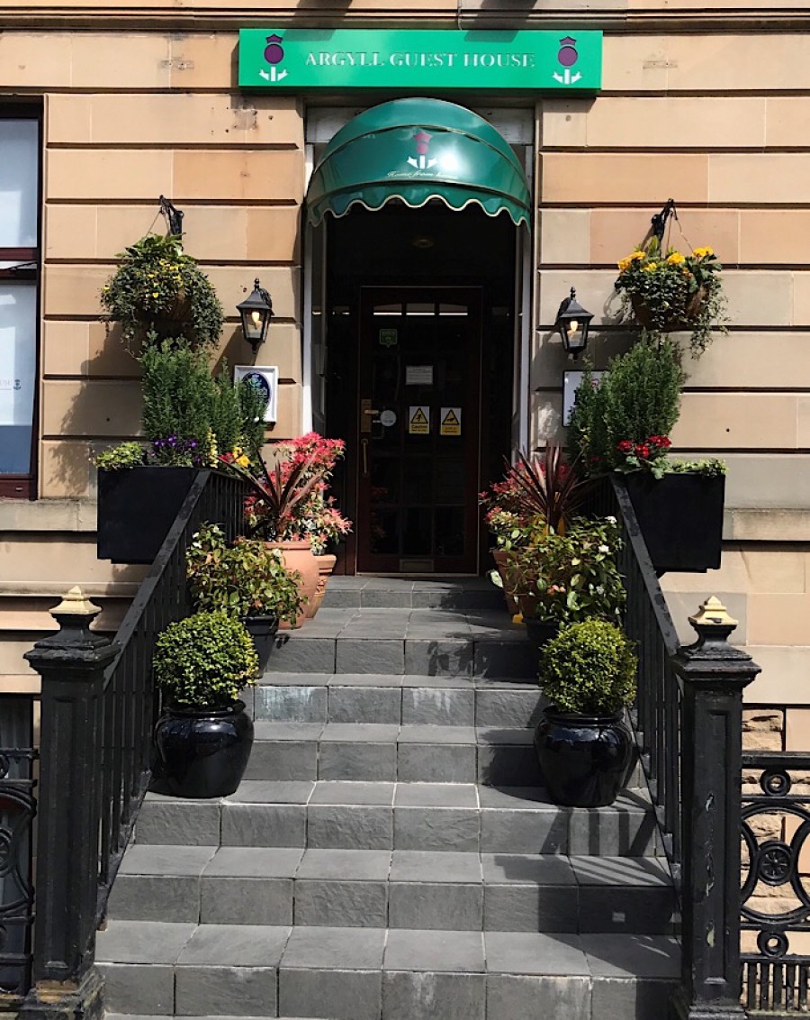  Location: The Argyll Guesthouse is at 270 Sauchiehall Street