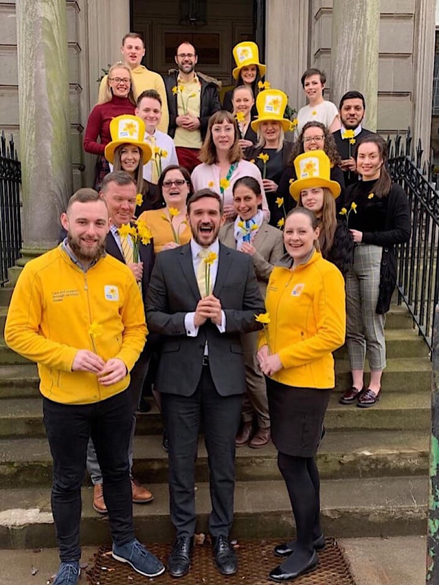  Free: the firm launches its wills service in aid of Marie Curie