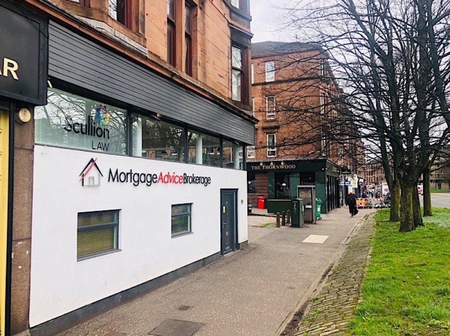  Offices: the firm has recently moved into shared premises on Dumbarton Road