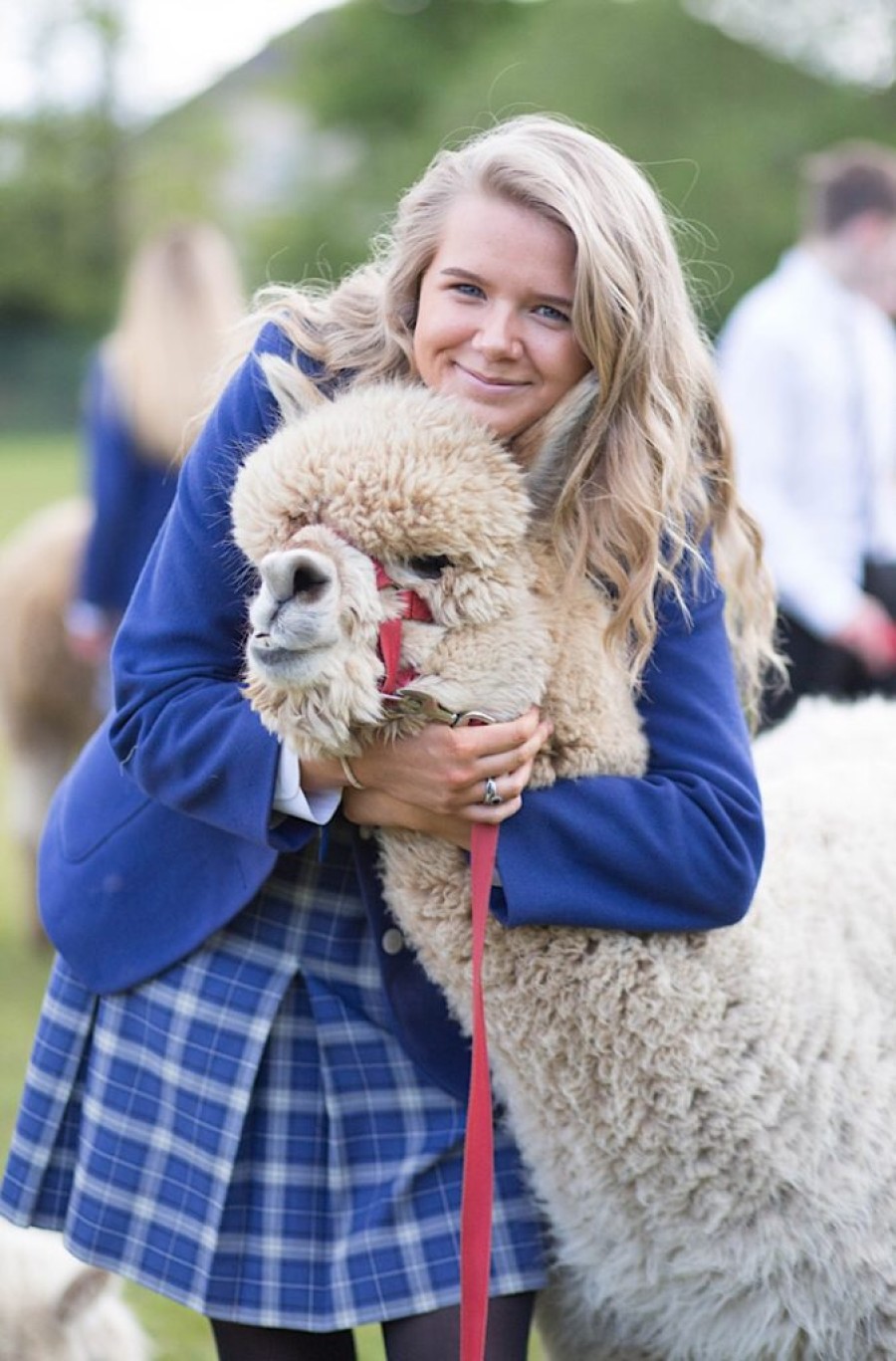  Stress: the school invited the animals in to mark Mental Health Awareness Week (14 to 20 May)
