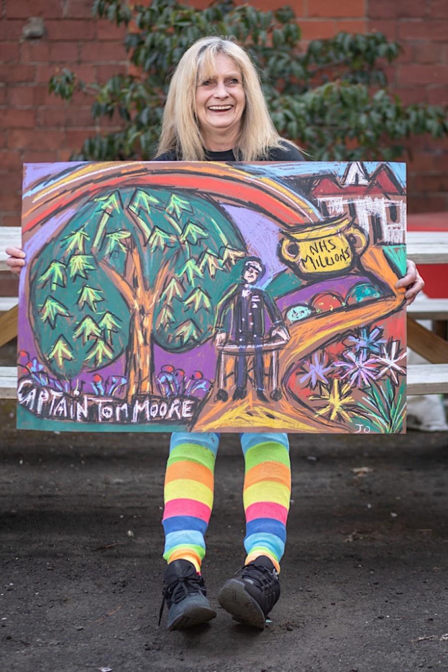 Artist Jo Sunshine. Photo: Elaine Livingstone / Glasgow Live