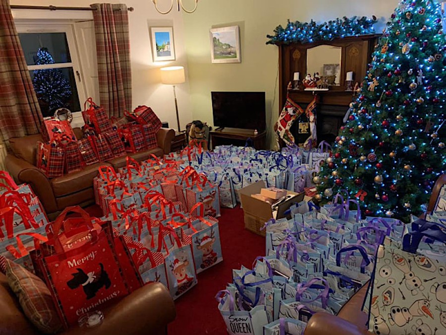 Hundreds of gifts have been funded and filled by volunteers.