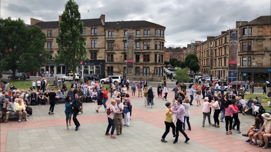  Dancing: an outdoor ceilidh at Kelvingrove galley was a highlight last year