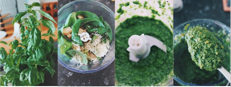  Homemade: pesto is quick and easy to make 