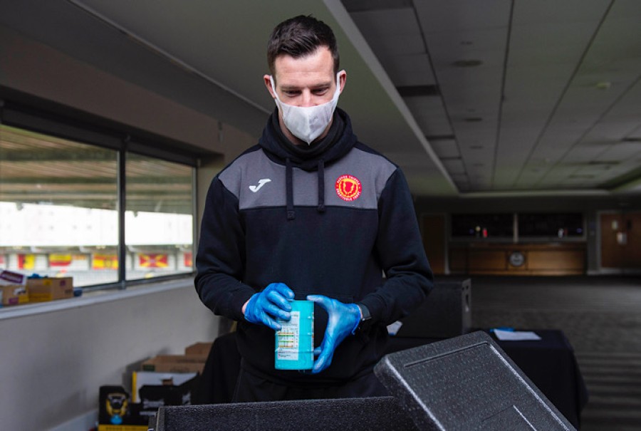  Partick Thistle Charitable Trust Programme Coordinator David Galt. Photo: Ross MacDonald / SNS Group.