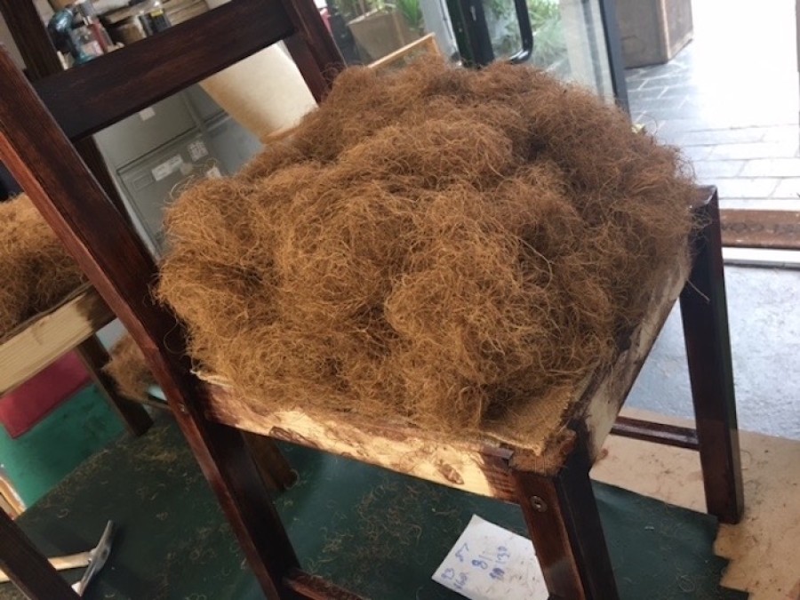  Stuffing: Coconut fibre is a cheaper option than horse hair