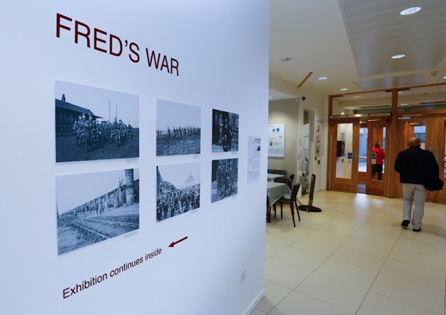  GHA Wheatley Group's Fred's War WW1 Exhibition was recently shown at the Burgh Halls. Photo: Mark Gibson