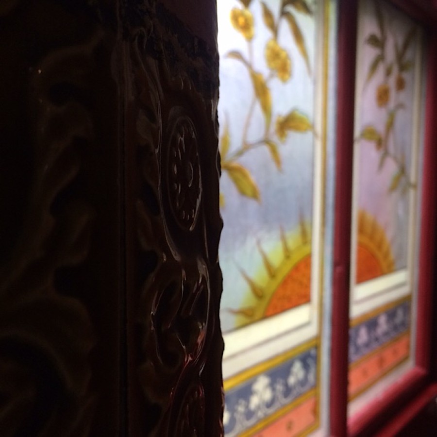  Stained glass is another rich source of content of the site