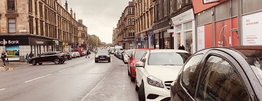 Byres Road has an eclectic mix of shops.