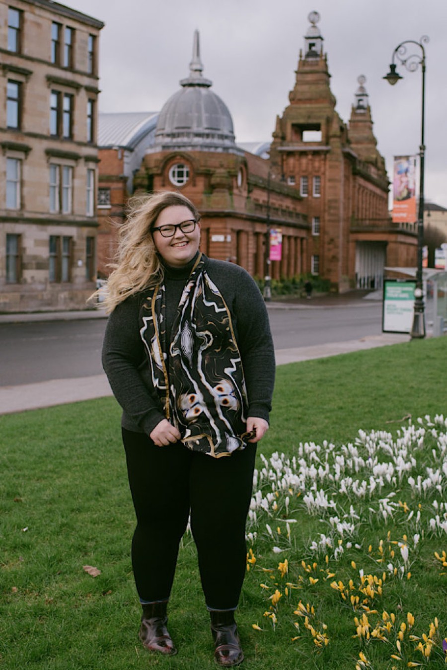 April says she loves the West End. Photo: Rhiannon Louden