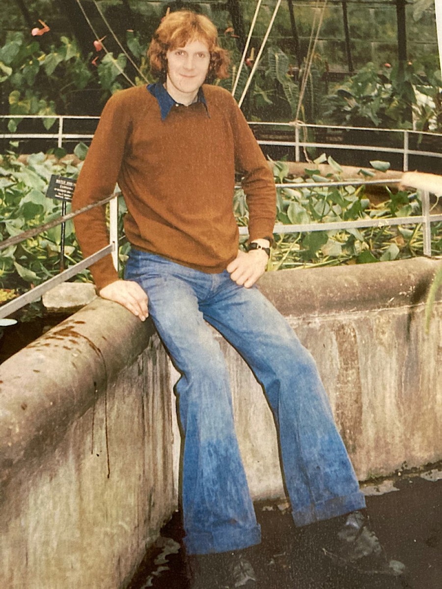 How it all began: Ewen in the early years.