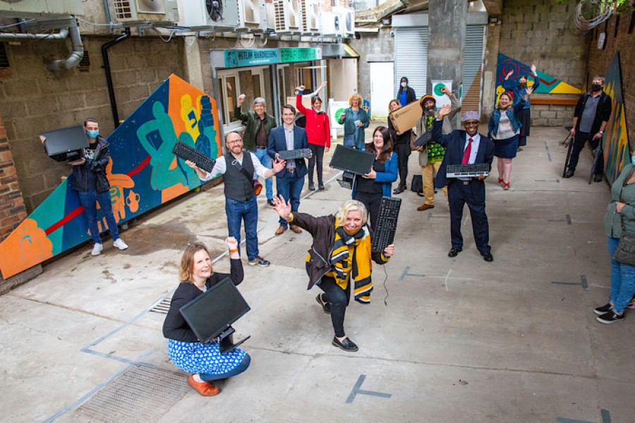  Closing Glasgow’s digital divide is a priority for the council. Photo: Iain McLean.