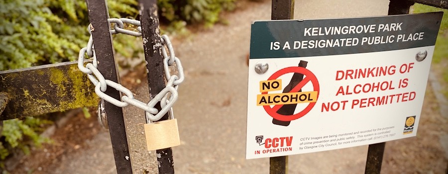 Gates were shut last summer at Kelvingrove Park