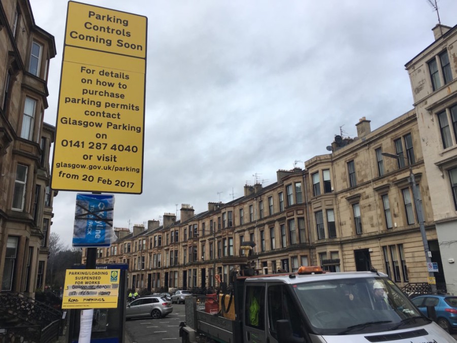  Bays: Work has been ongoing to prepare new road markings.