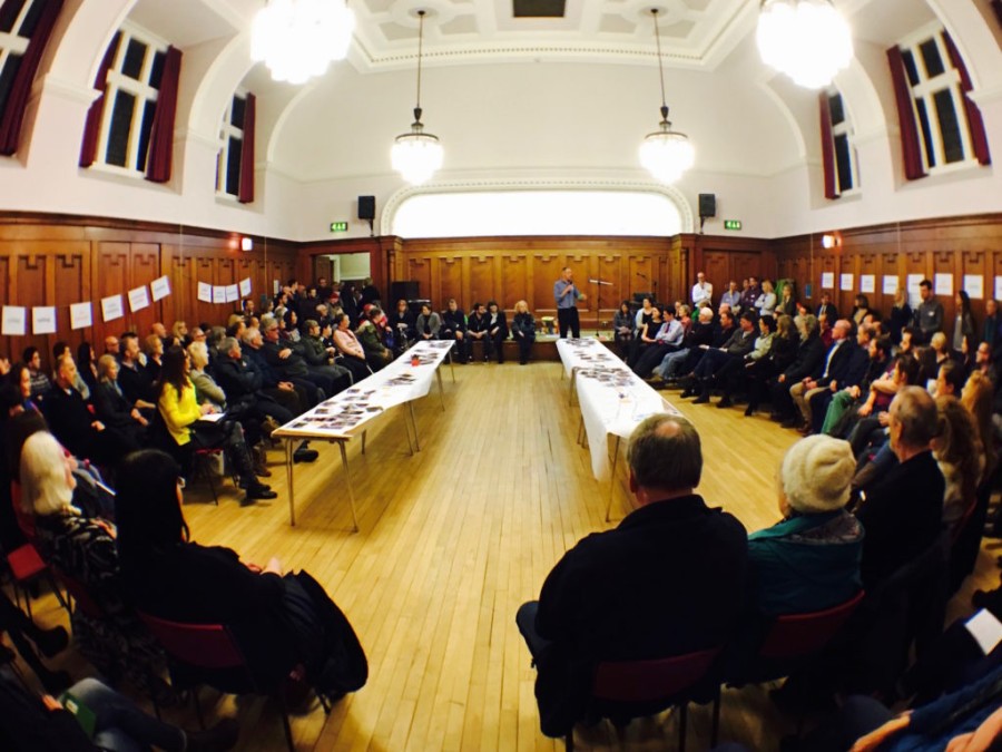  Packed: Partick Burgh Hall was filled with 175 people.
