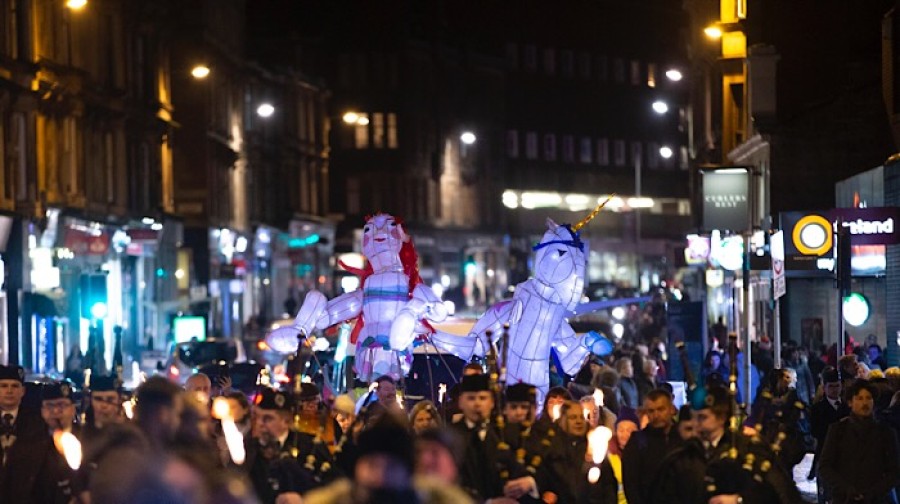  Sights: Hundreds of people and marching bands took part in the parade. Photo credit: Martin Shields 