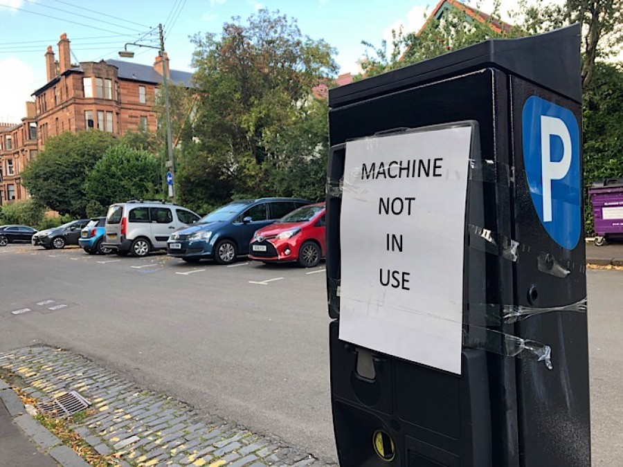  Parking meters have been installed but have not been in working order