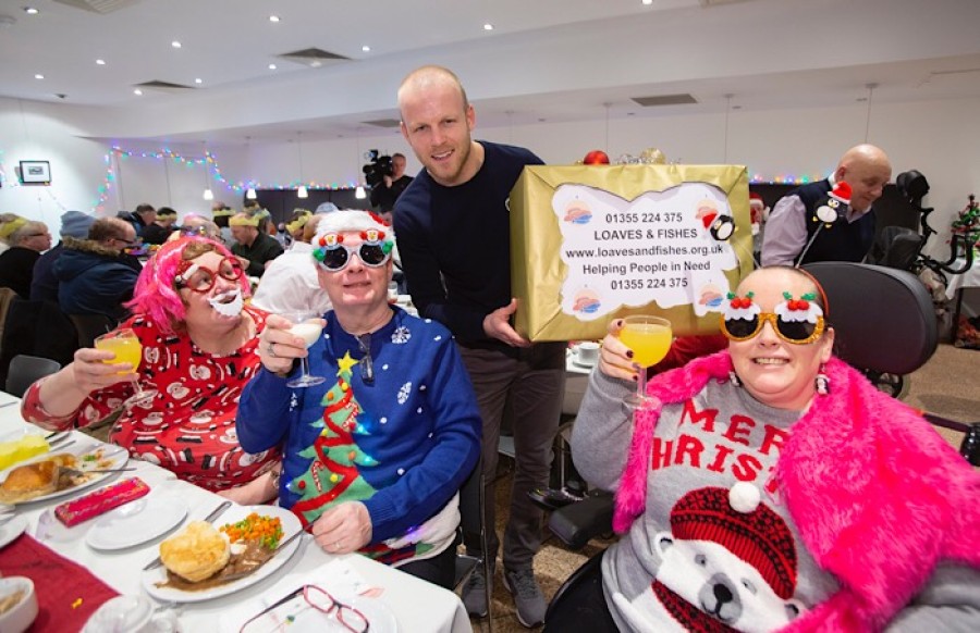  Powerless: The footballer says he would like to do more to help those less fortunate. Photo credit: Martin Shields