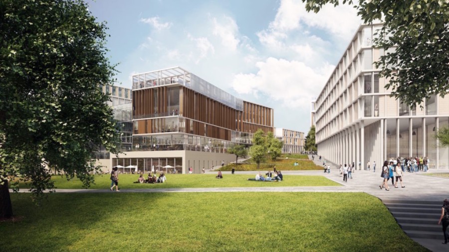 Approved: Artist’s impression of the view from Kelvingrove Park. Image credit: Aecom and 7N Architects.