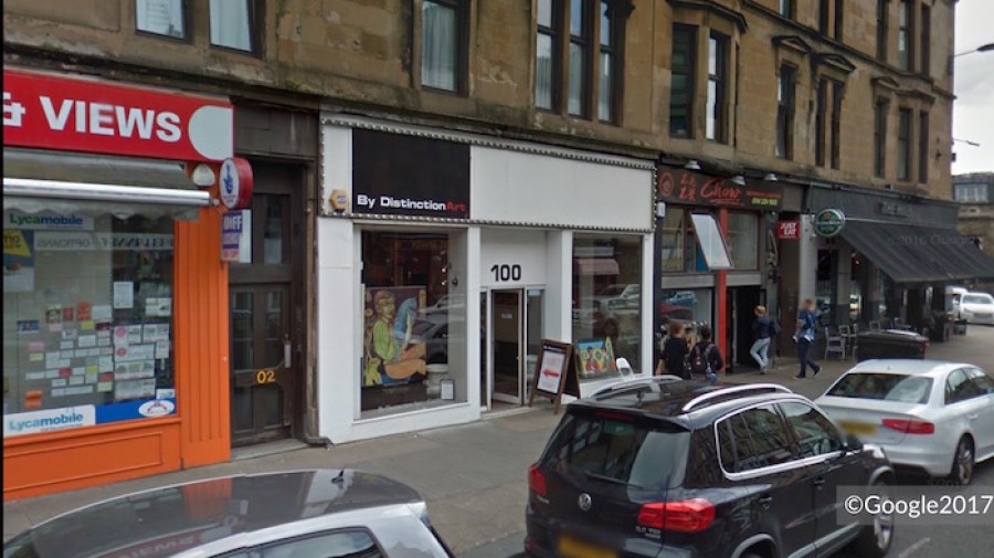  Gallery: By Distinction Art at 100 Byres Road  