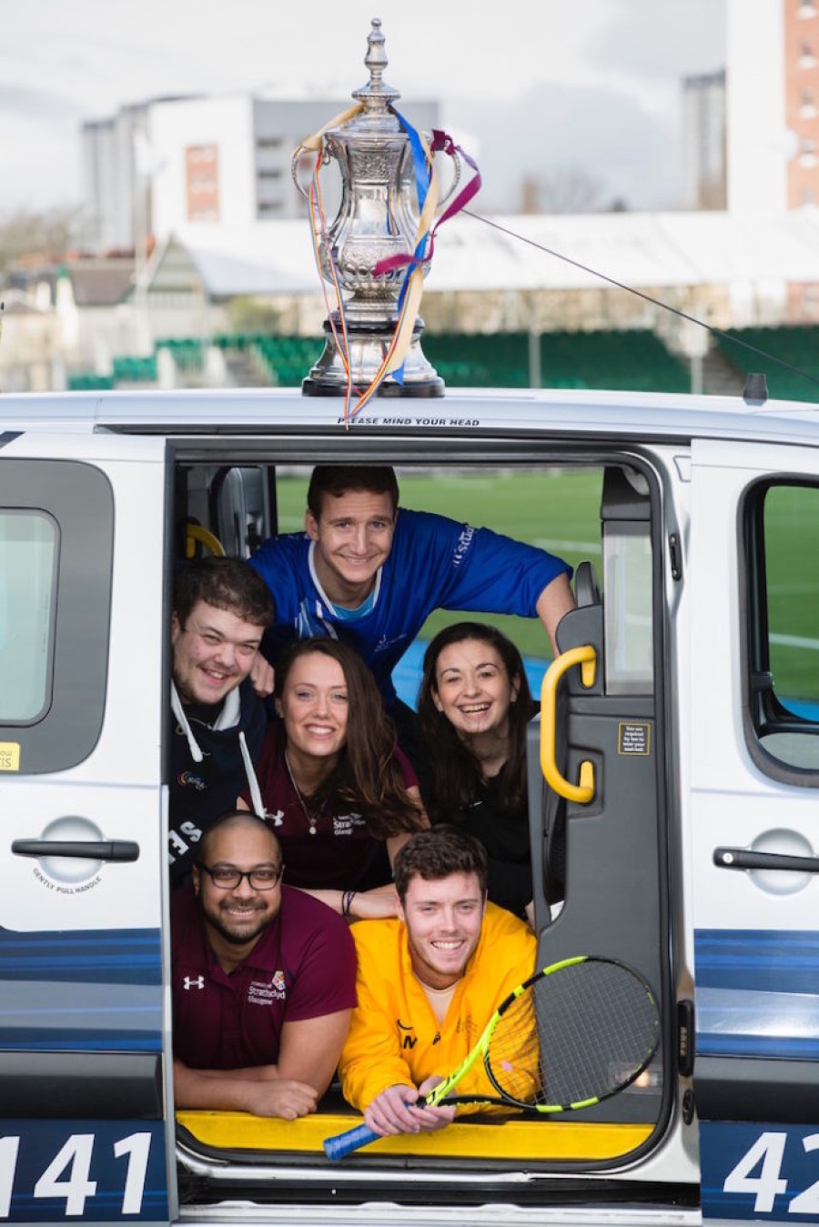  Event: The annual Glasgow Taxis Cup will see more than 700 students across 16 sports represent Glasgow, Strathclyde, and Glasgow Caledonian universities as the institutions compete to be Glasgow’s best sporting institute. Photo credit: Martin Shields