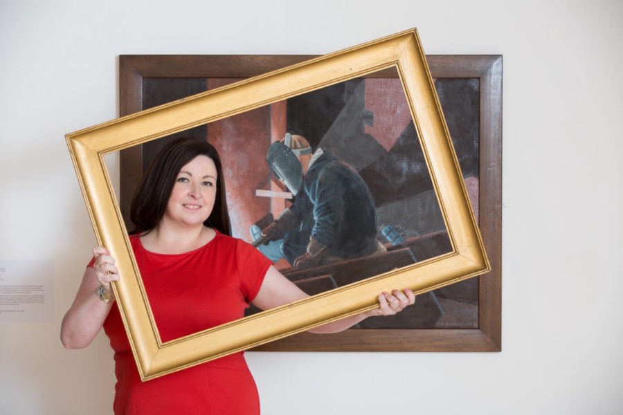  Fiona Carmichael is curator at the Scottish Maritime Museum. Photo credit: Martin Shields.