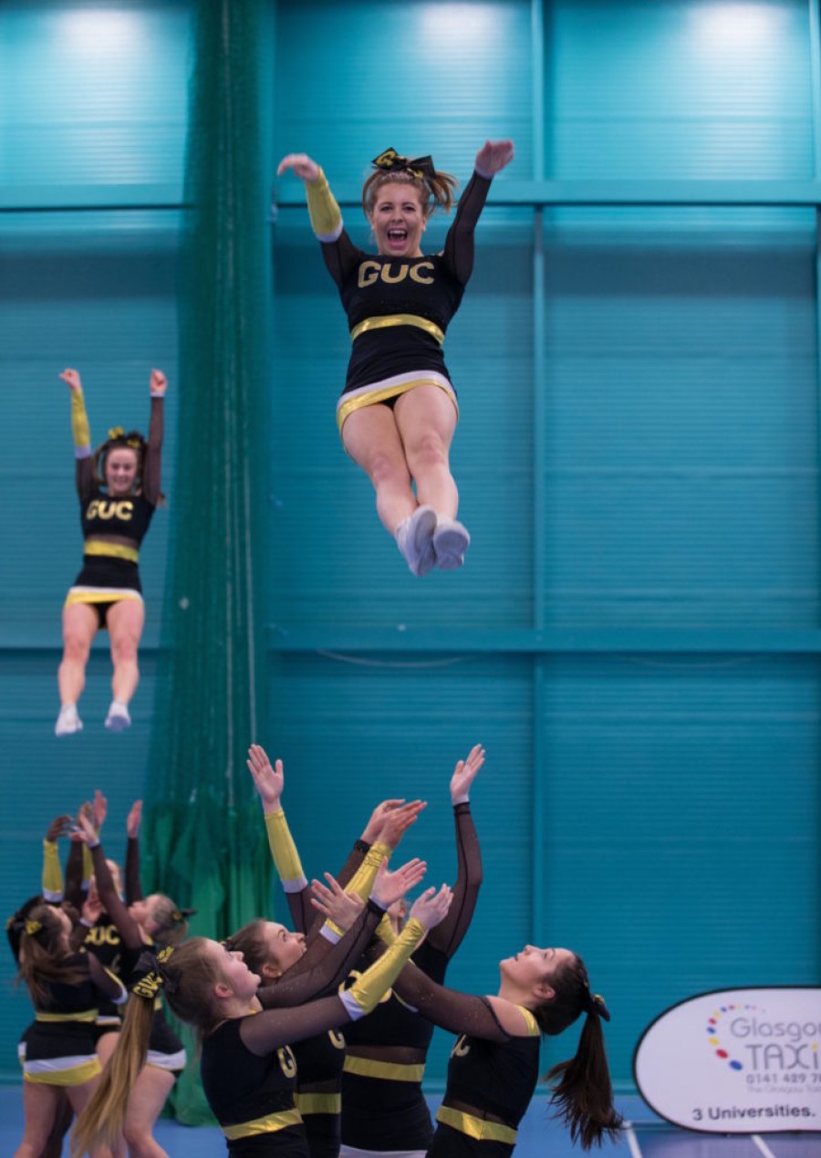  Spectacle: a show of acrobatics for the Glasgow Taxi Cup. Photo credit: Martin Shields.
