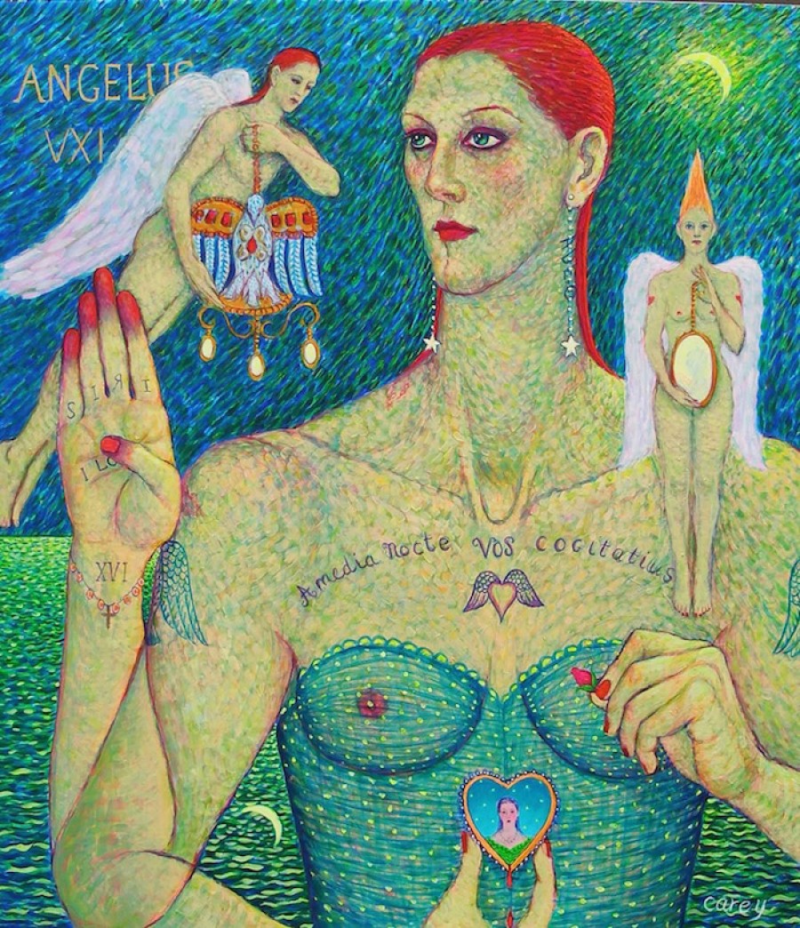  Featured painting: "The Messenger" by June Carey 