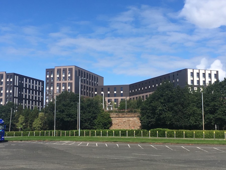  Location: the complex was built on a brownfield site in Finnieston 