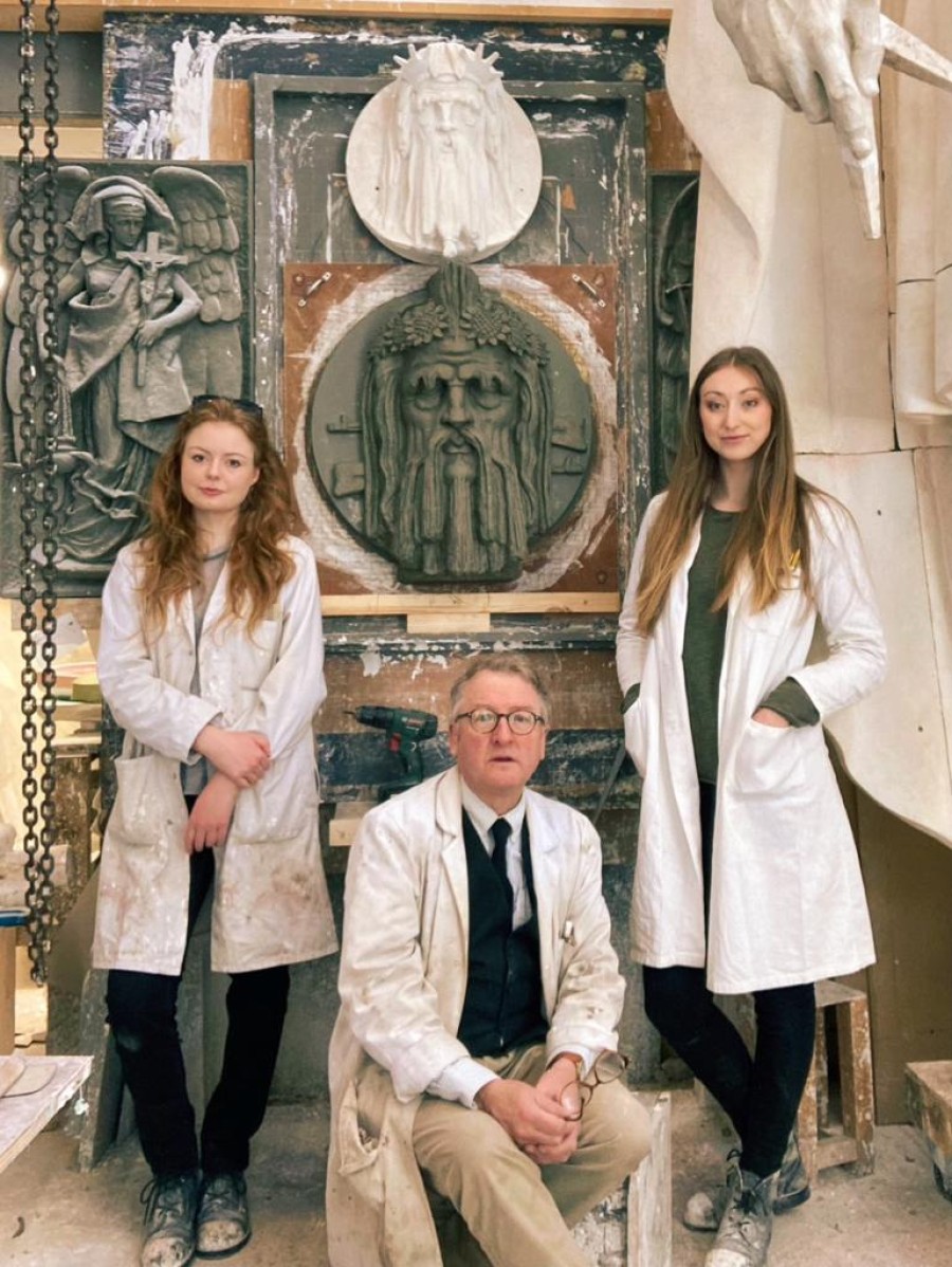 Sculptor Sandy Stoddart has donated work.