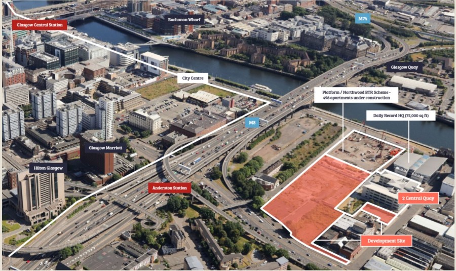 The site showing its various locations and properties