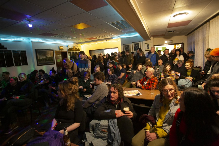 Gigs are even held inside a bowling club. Photo: Harrison Reid