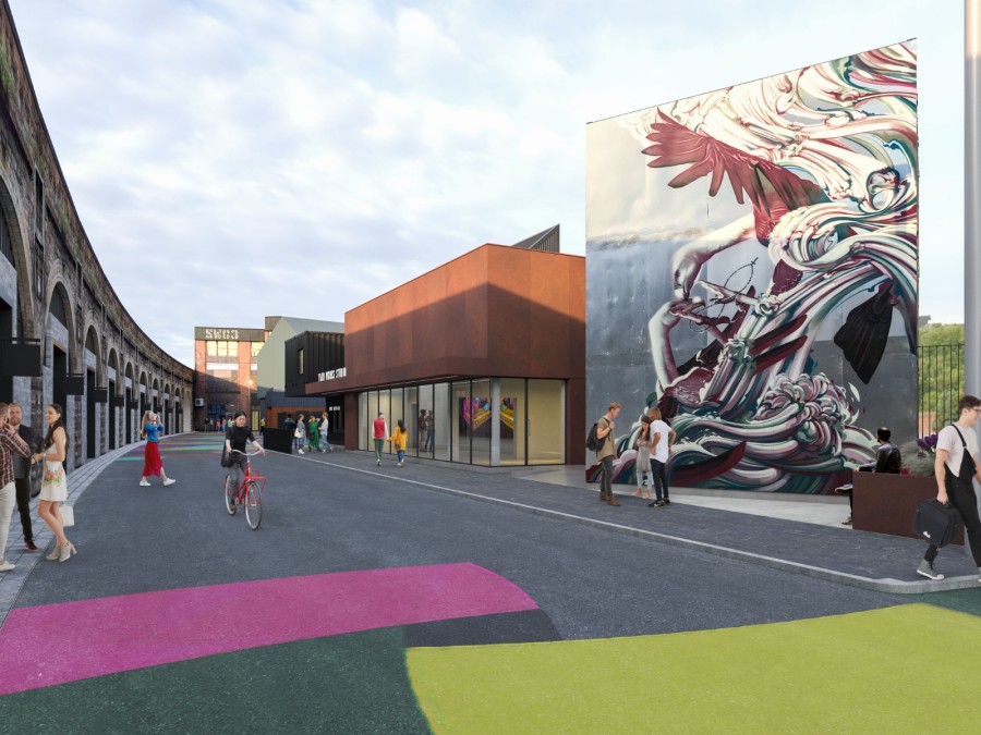 The Yard Works Studio is part of a £7m masterplan for the cultural venue.