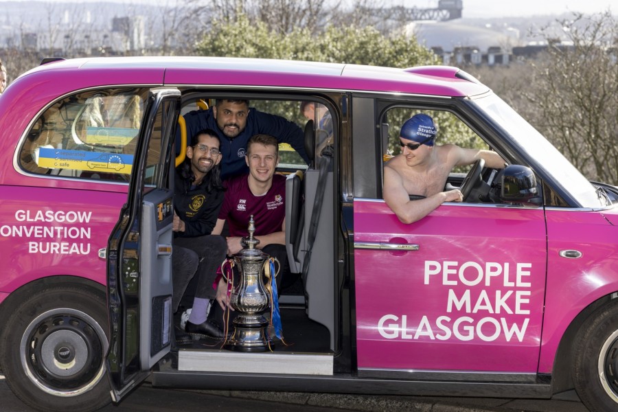 The Glasgow Taxi Cup involves teams from each of Glasgow’s universities