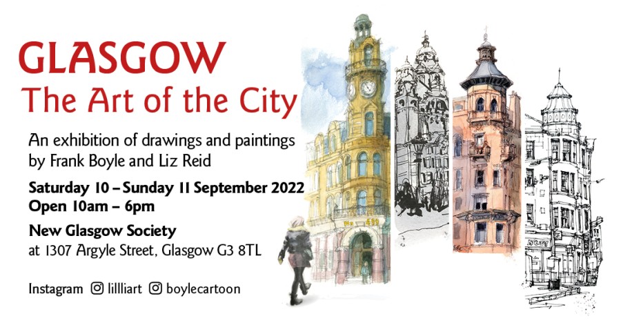 The exhibition is at New Glasgow Society’s shopfront venue on Argyle Street