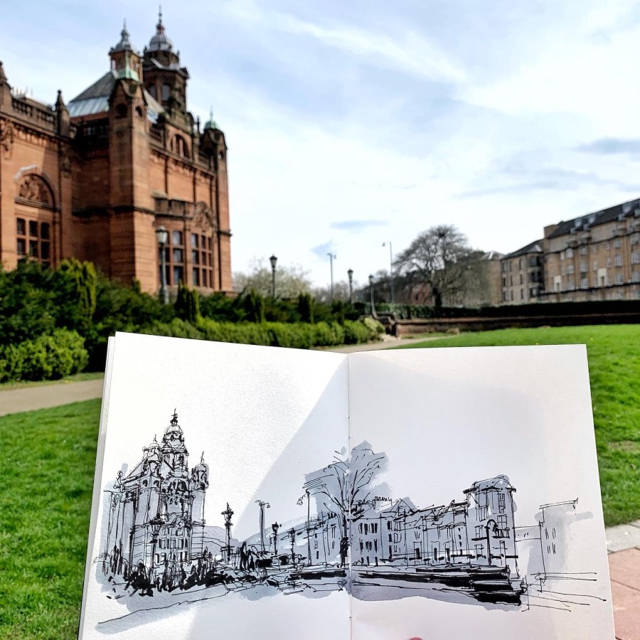 Both artists work extensively on location