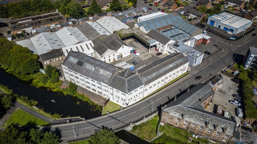 Ruchill Quadrant by the Forth & Clyde Canal